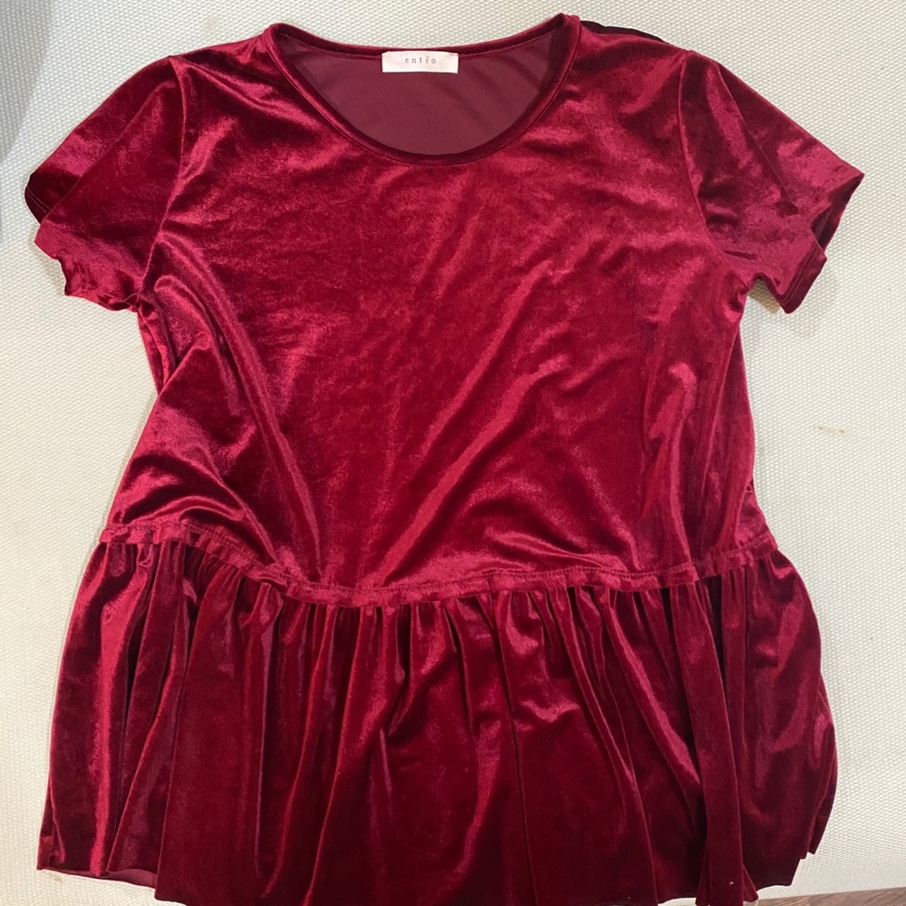 Velvet Babydoll Tee